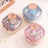 Tragbare Kinder Lunchbox Edelstahl Bento Box Mit Geschirr Cartoon Lebensmittelaufbewahrung Picknick im Freien Obstsalat Box