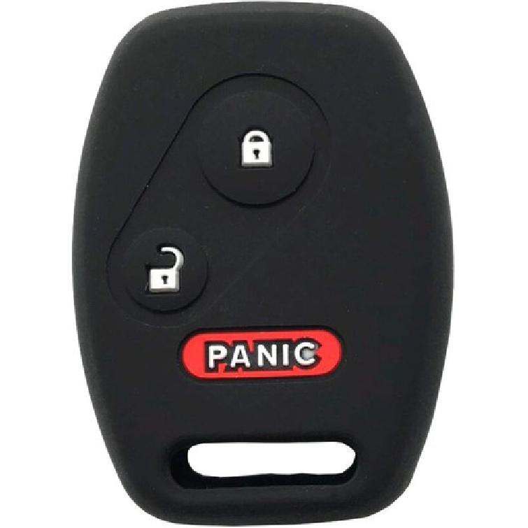 

Silicone Protector Key Fob Cover Case fit for Keyless Entry Key Fob (Black)