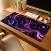 Blue And Pink Starry Planet Streamline Pattern Mouse Pad AntiSlip Suitable Pc Desk And Gaming Table Desk Decoration Accessory