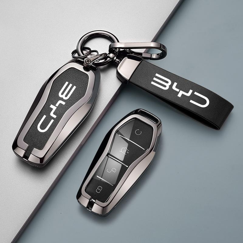 Applicable To BYD Han Key Set Han Ev Champion Version Dmi Special NFC Card Car Metal Shell Bag Buckle High-end