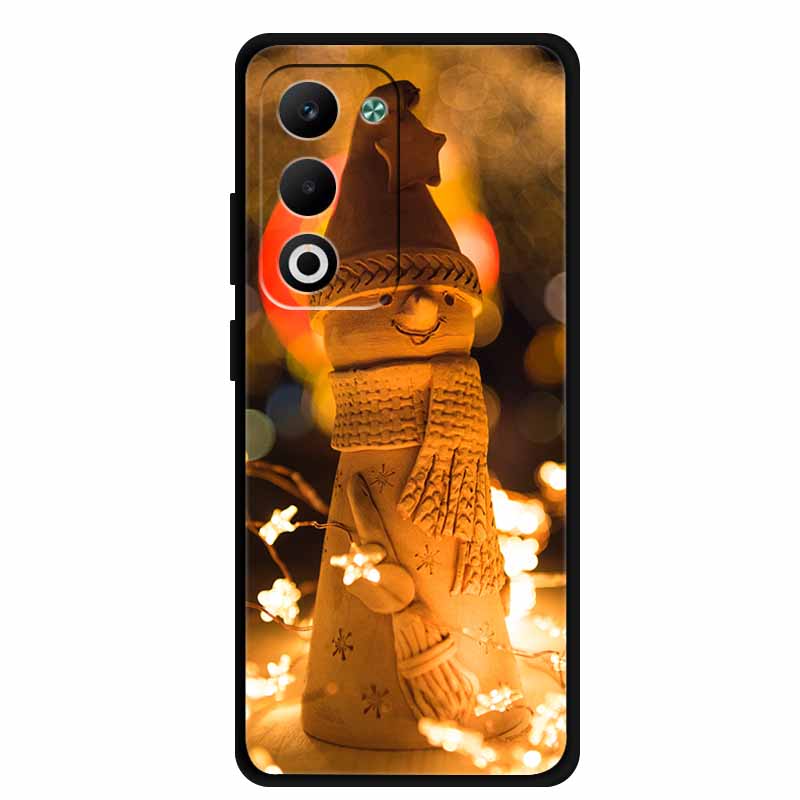 Christmas Phone Case For Oppo A5 5G CPH2735 / A5 4G CPH2727 Christmas Tree Soft Silicone TPU Back Cover Bumper For Oppo A5 Coque