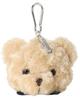 Continuing Standard Pouch Bear Golf FR [St. Andrews] Item [Teddy Series] (with carabiner) / / 042-6984316 040_Beige