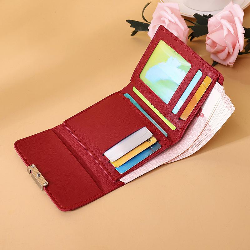 Short Ladies' Small Wallet Mini Card Wallet Student Coin Purse