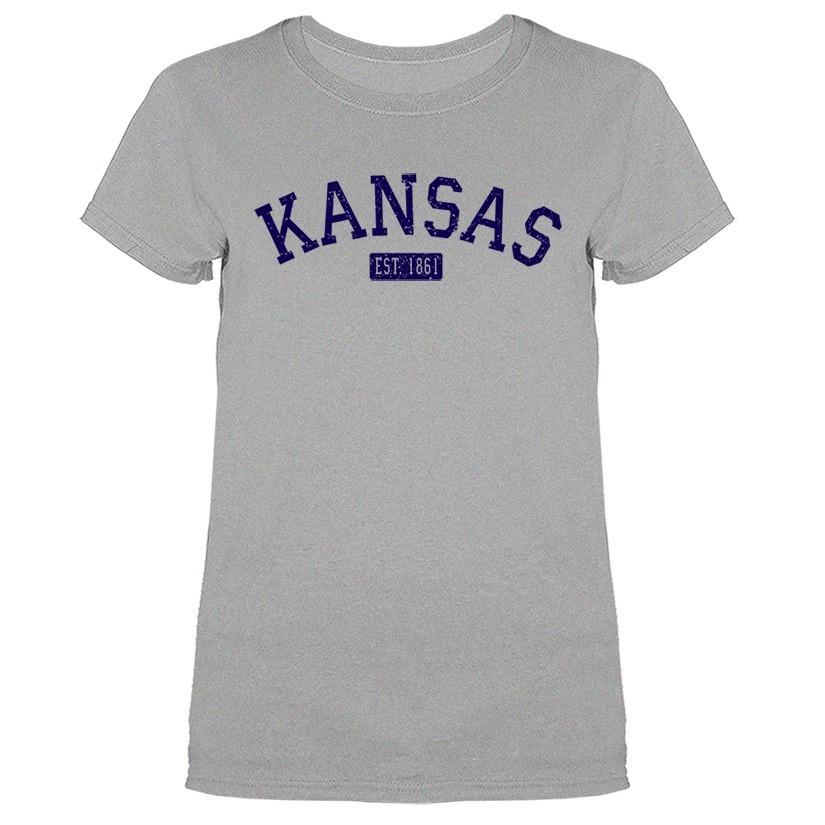 State of Kansas KS Est. 1861 Women s  T-shirt Unisex T-Shirt L