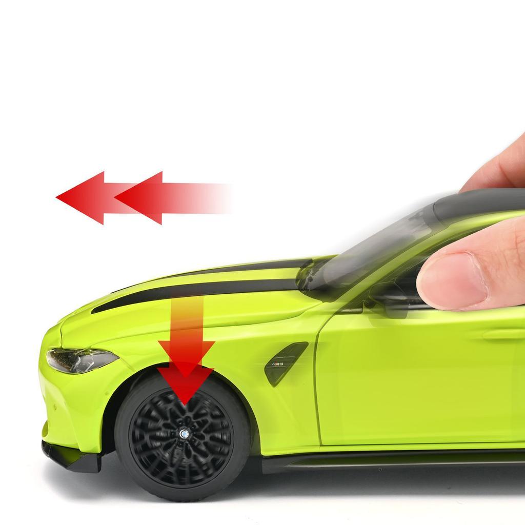 1:24 BMW M3 CS LCI G80 Mpower Supercar Alloy Model Car Toy Diecasts Metal Casting Sound and Light Car Toys For Children Vehicle