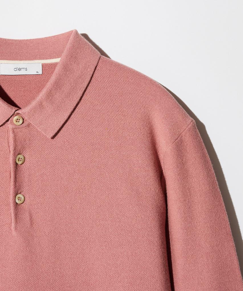 STCO Diems Soft Touch Collar Knit Pink (Classic Fit)_Dktxa02Csp