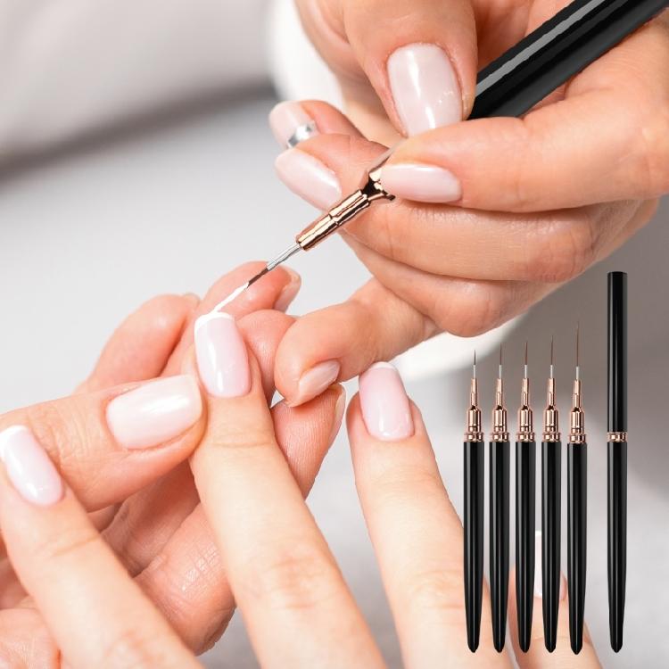 Precise Nail Design Nail Art Painting Brush With Comfort Grip Handles Ideal For Intricate Patterns And Fine Lines