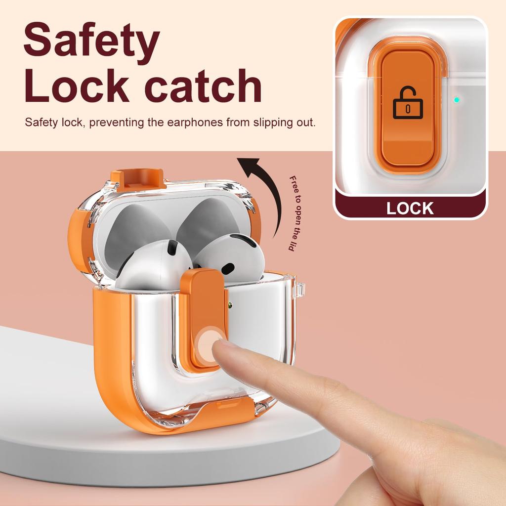 For AirPods Pro 3 Case 2025 with Phone Stand&Cleaner Kit Protective Cover for AirPods Pro 3 with Keychain for Airpods Pro 3 Case