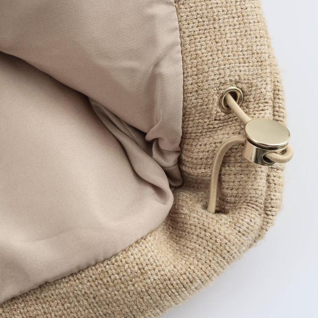 2024 Women's Autumn Stand-up Collar Cotton Cardigan Vest - Warm and Simple Short Style