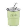 304 Food Grade Insulated Stainless Steel Coffee Mug with Straw - Double Wall, Portable Cold Storage for Tea & Office Use