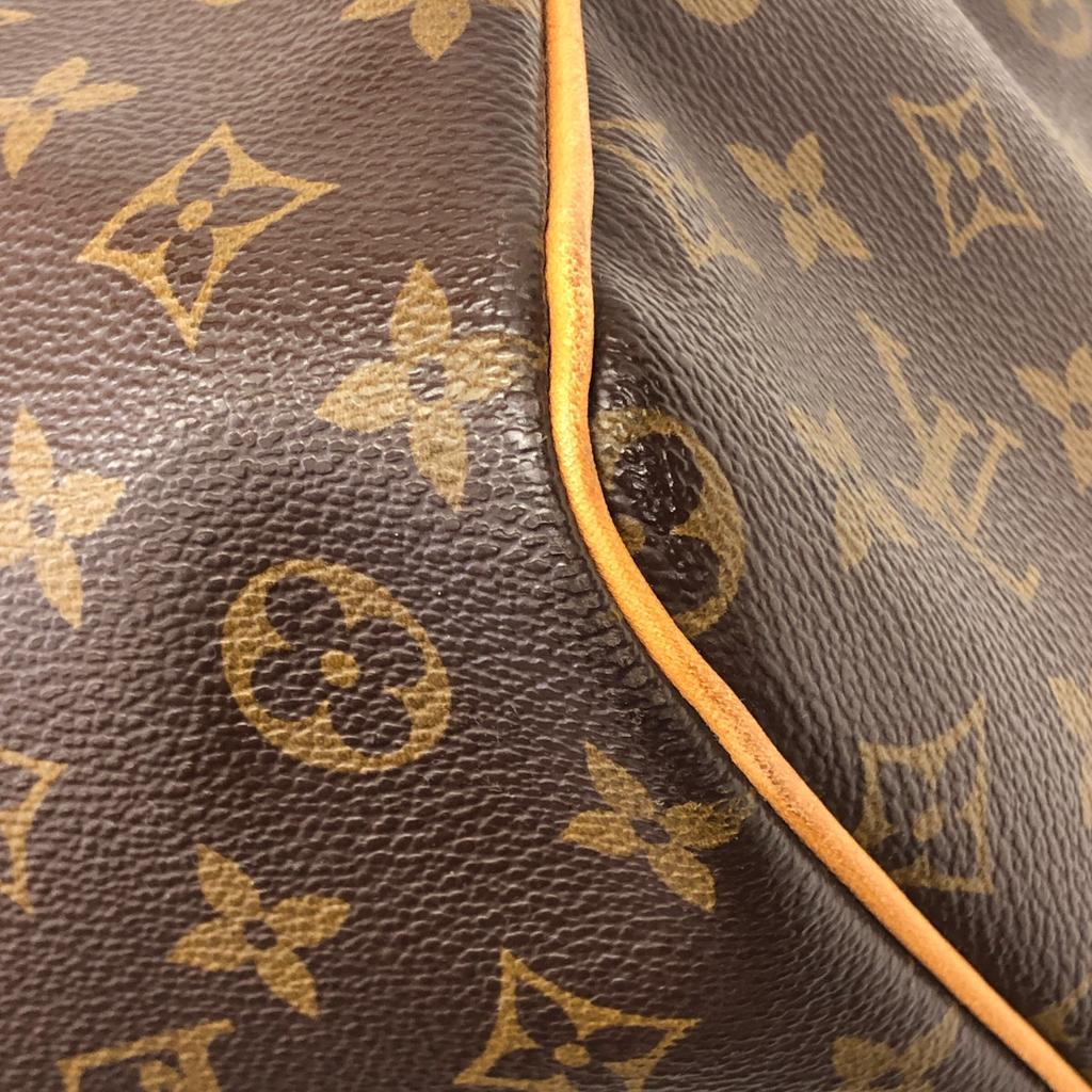Used Louis Vuitton Monogram Keepall 60 M41422 Boston Bag Canvas Brown Authentic 13130