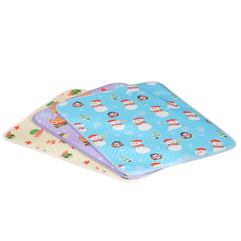 Heat Relief Cool Pet Mat Soft Ice Sleeping Pad Breathable Cushion for Dogs Cats Indoor Home Car Outdoor Daily Use