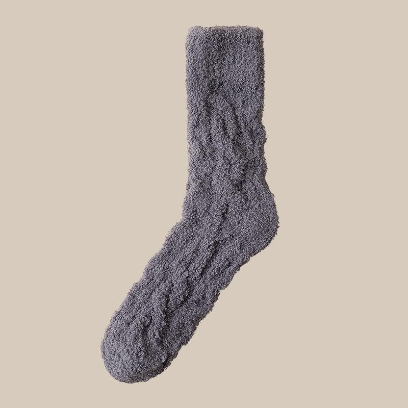 Men's Autumn and Winter Thickened Warm Home Floor Loose Loose Tube Socks