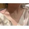 Hollow out clover pendant necklace 18K Asian gold material Luxurious, beautiful, noble, atmospheric, daily wear jewelry