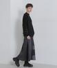 AVIREX SWITCHING STRETCH DENIM SKIRT Black 783-4216602