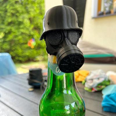 Zátka na pivní láhev Zátka na víno Vtipný 3D tisk Ochrana plynu Víno pro pivní láhve Jedinečný dárek pro milovníky piva
