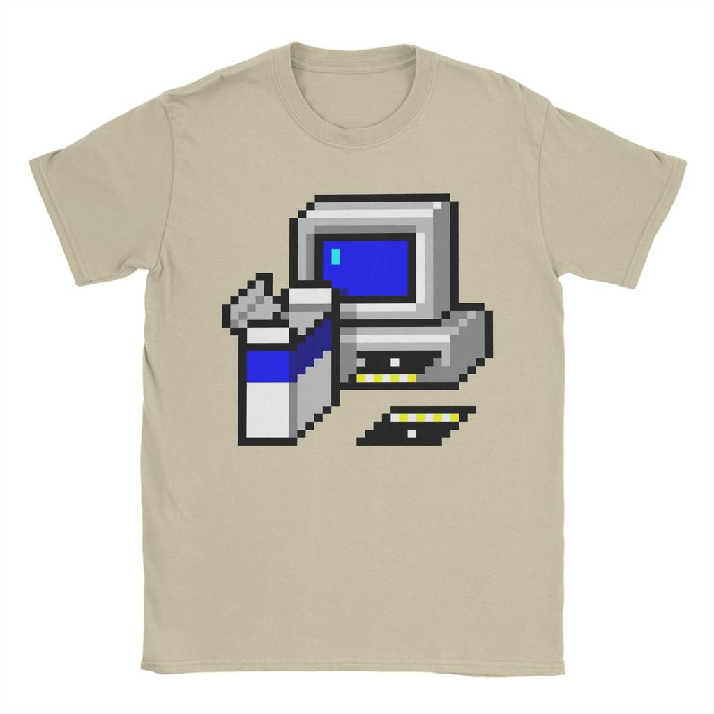 Install Windows 95 Now! T-Shirt Summer  Cotton T Shirts For Men Hippie Pattern Tee Shirt Short Sleeve Y2K Retro Clothes