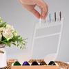 Multifunctional Electric Guitar Accessory Display Stand with Lights Professional Guitar Pick Organizers Wood Texture