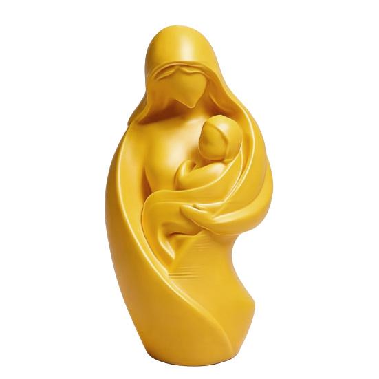 Mother Holding Newborn Sculpture 3D Printed Mom Baby Figurine New Mom Gifts for Mother s S золотистый