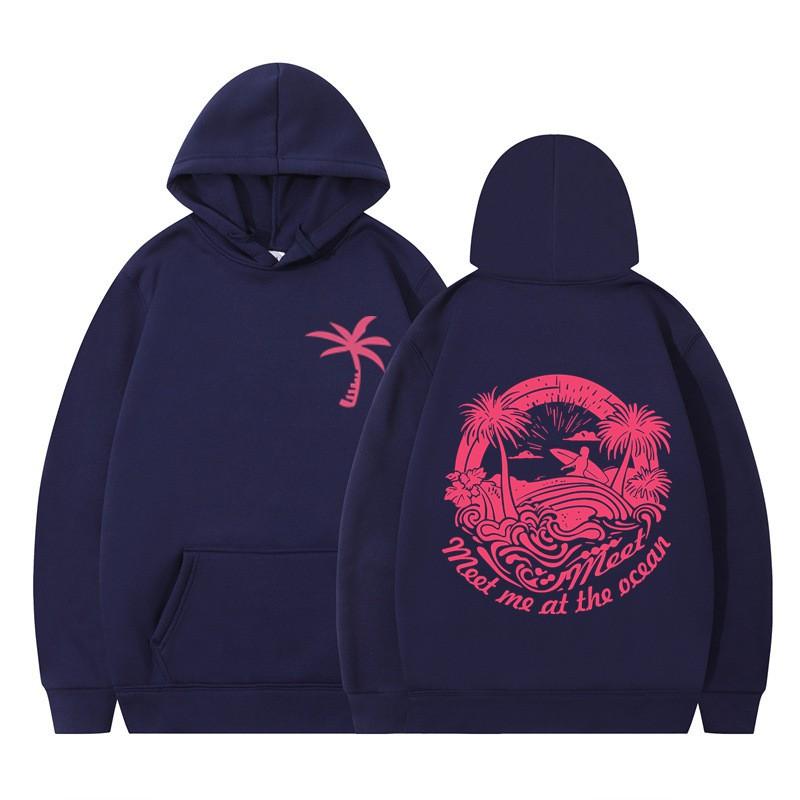 Mens Oversized Drop Shoulder Hooded Sweatshirt Loose Fit Casual Streetwear Winter Cotton Blend