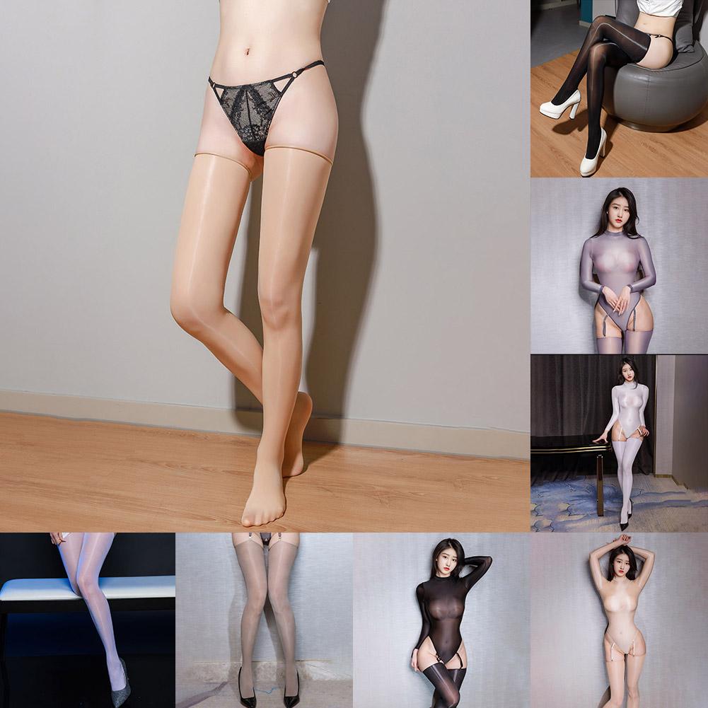 Open Crotch Bodysuit Sexy Lingerie Transparent Bodysuit High Elasticity