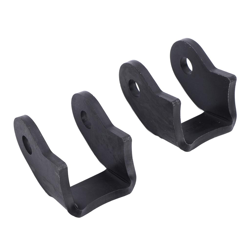 1 Pair Weld On Shock Bracket Steel Enhanced Performance Curved Car Axle Shock Mount for Off Road Trailer Sedan