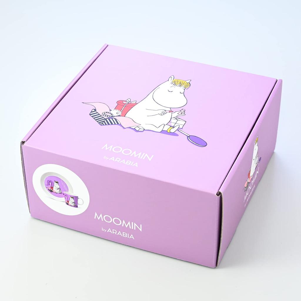 Arabia Mumins Klassische Tasse Teller 1052351 & Set, Schnorchel-Mädchen, [Gebraucht]