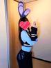 Angel Heart (G&J) Zootopia Judy Hopps Cosplay 17-Piece Set, Disney Judy Bunny Girl, Halloween Cosplay, Pirate Costume, Fairytale Style (XL)