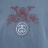 STUSSY 90s Made in USA Navy Tag Print Short sleeve T-shirt S Bluish Men's Used