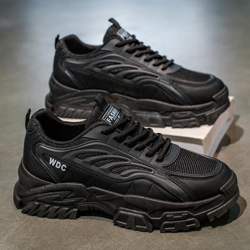 Autumn Men's Shoes New Breathable Mesh Sneakers Men's Trend Versatile Platform Casual Running Men