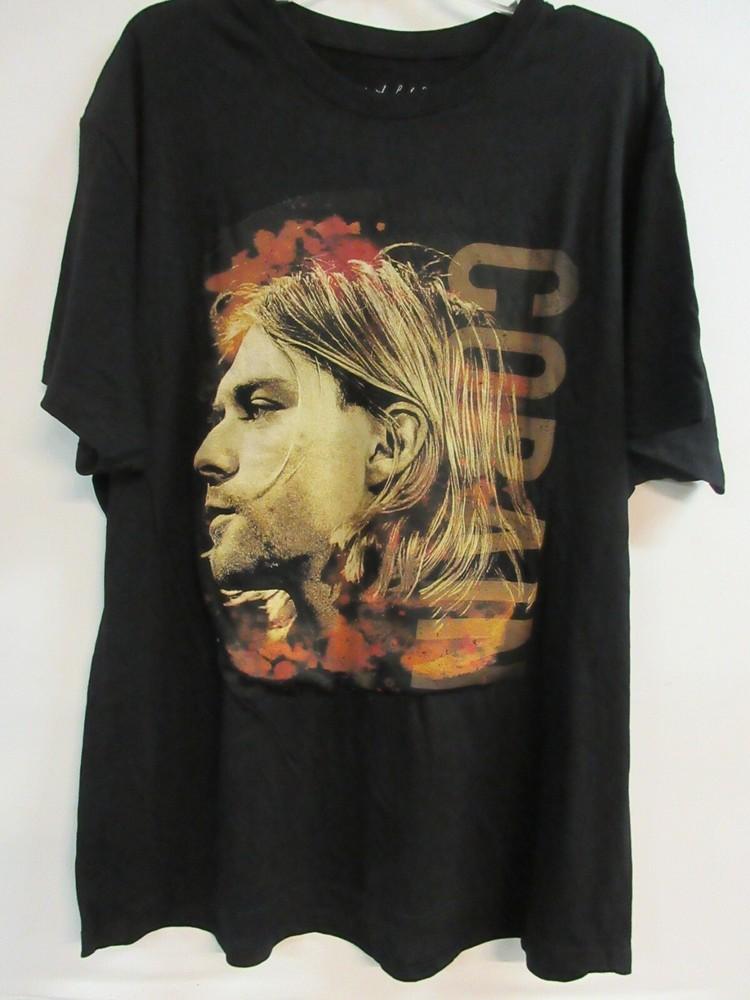 KURT COBAIN OFFICIAL MERCH SIDE VIEW 2023 BAND CONCERT MUSIC  2XL / XXL Unisex T-Shirt S