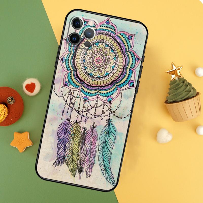Dreamcatcher Funda For iPhone 11 12 13 14 16 15 Pro Max Mini XS Max X XR SE2 7 8 14 16 15 Plus Phone Case