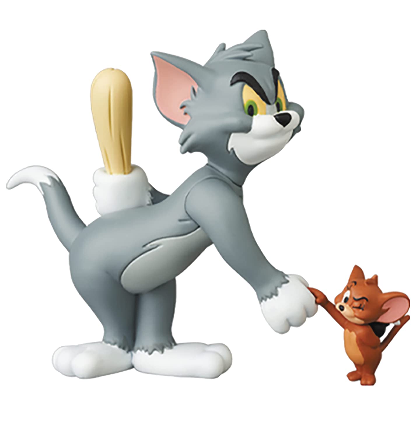 

Medicom Toy UDF Ultra Detail Figure 602 Tom and Jerry TOM and JERRY Each approximately tall Painted finished figure No. w/CLUB w/BOMB 60/20mm