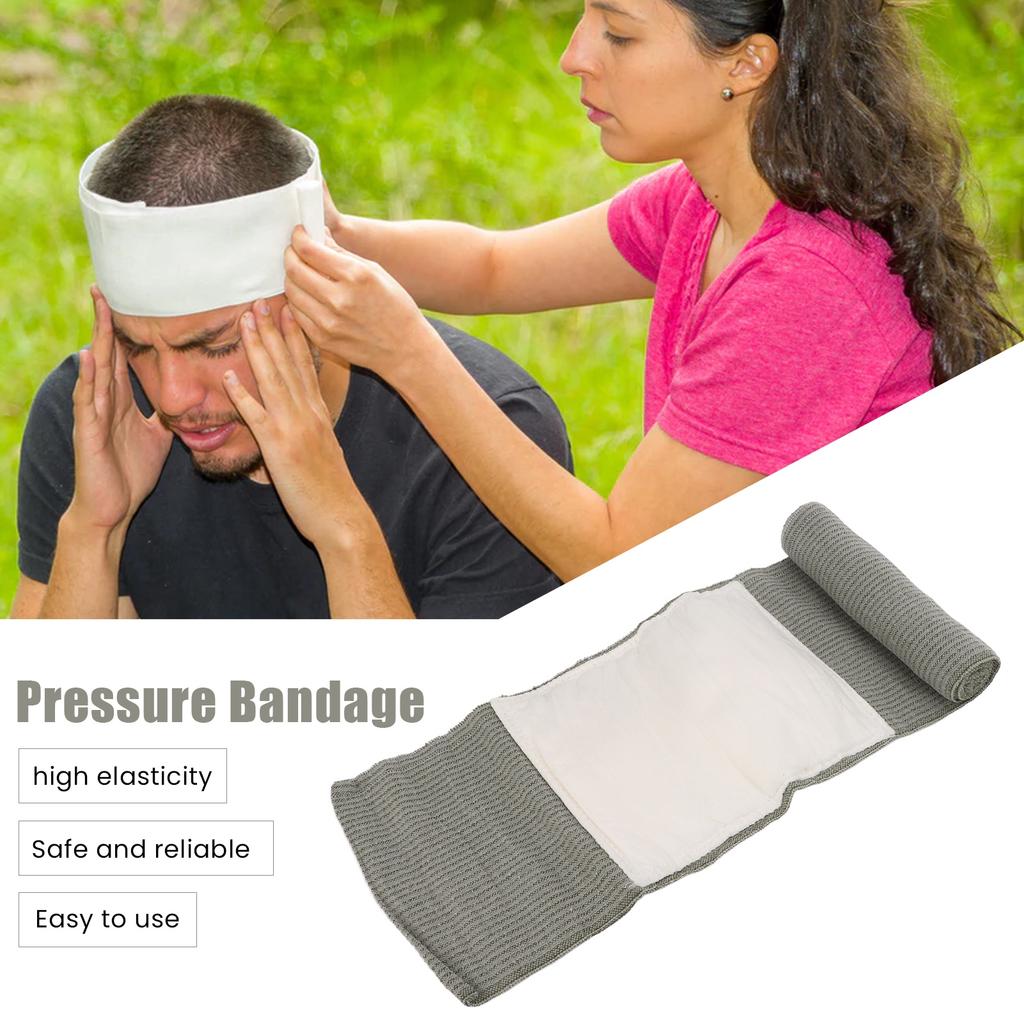 Israeli Emergency Bandage One Handed High Elasticity Lightweight Compression Bandage for Hemostatic Control