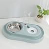 Dual-use Pet Bowl Plastic Bowl Dogs Cat Automatic Bowl Water Dispenser Feeder
