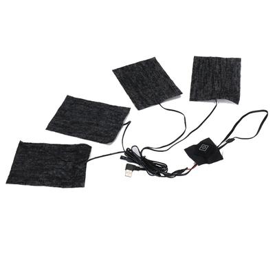 Clothing Electric Heating Pads Winter Camping Adjustable 3 Level Carbon Fiber Washable USB 5V