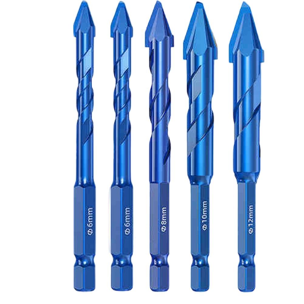 Exzentrischer Spiralbohrer 6/8/10/12mm Schrägkopf Exzentrischer Bohrer Hochfest Exzentrischer Bohrer für Zement Granit