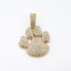 New Paw Pendant and 15mm Cuban Chain for Hip Hop Fashion Charm Necklace