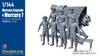 Modellismo Giappone NASA Capsula Mercury Mercury Seven Kit in Resina 112 1/144 +