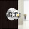 Stainless Steel round Ball Door Knobs Passage Entrance Lock Handle for Bedrooms Living Rooms Hardware Accessories