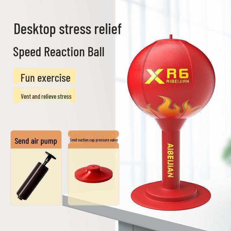 Aibeijian Children's & Adult Desktop Boxing Speed Ball - Decompression and Venting Tool