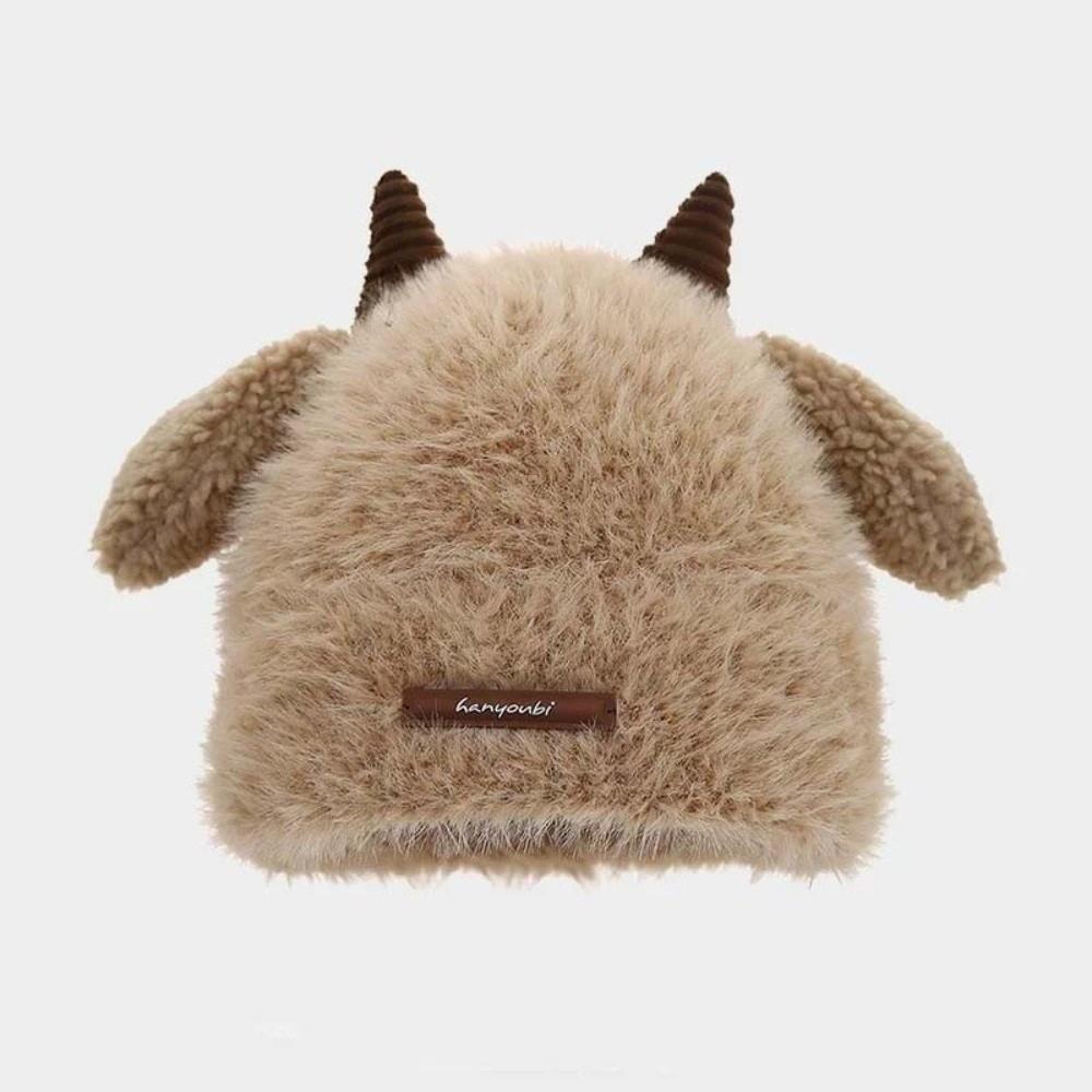 Thick Fleece Baby Winter Hat Sheep Styling Toddler Earflap Caps Soft Plush Bonnet Birthday Present