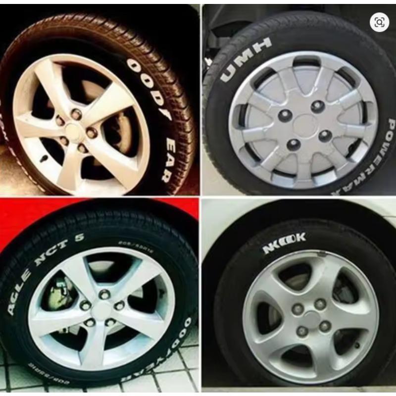 1PC  Waterproof Tire Paint Pen - Non-Toxic Permanent Color Marker | For Car Tire Decoration & Customization