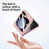 Skin Feel Fully Wrapped Hinge Protection Phone Case with Tempered Film for Samsung Z Flip 6 5 4 3 Flip6 Flip5 Protective Cover