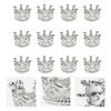 8/18/48pcs Metal Crown Accessories Bead Material Necklace Bracelet Pendant Handicraft DIY Tool Personalized Decorating Gift XJM