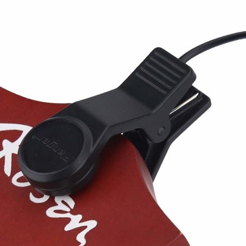 Lightweight, Durable, and High-quality Clip-on Pickup for Tuners, Instrument Cables, Microphones, and Vocals.