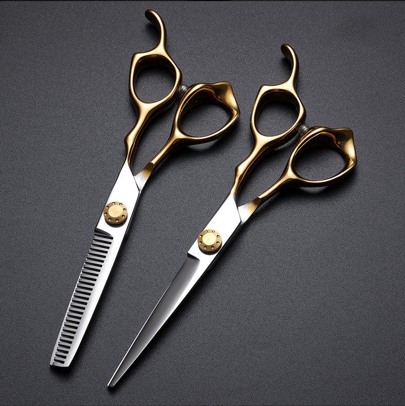 6-Inch Professional Hairdressing Scissors & Thinning Shears Set