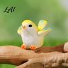 Miniature Scene Decorations for Bonsai 2Pcs Bird Ornaments Micro Landscape Figurines Mini Resin DIY Fairy Garden Accessories Birds Figurines