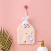 Animal Themed Kids Hand Towels Soft Absorbent Coral Velvets Quick Drying Towels for Kitchen and Bathroom