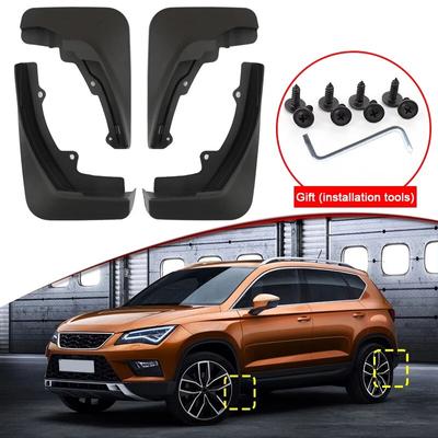 Styling auto pentru SEAT Ateca 2016-2022 2023 ABS Flaps de noroi pentru mașină Apărător de noroi Apărătoare de noroi Apărătoare de noroi față spate Accesorii auto